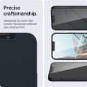 Spigen GLAS.tR Slim HD Privacy Skjermbeskytter for iPhone 12/12 Pro med Antirefleks