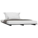vidaXL Sengeramme svart 135x190 cm heltre furu