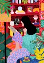 Girl Reading Her Favorite Book Plakat / 70x100cm
