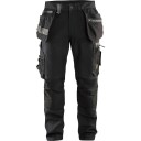 Blåkläder 159913439900C52 Håndverksbukse med stretch, svart Str. C52