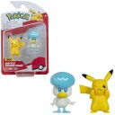 Pokémon Battle Figurer 2-pakning - Quaxly og Pikachu