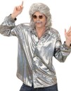 Widmann Holografisk Disco Skjorte Sølv Strl XL