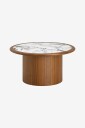 Ellos Home   Salongbord Ramma Ø 90 cm   Brun