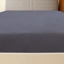 vidaXL Jerseylaken antrasitt 140x200 cm bomull