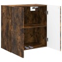 vidaXL Vegghengt skap Røkt Eik 59 x 31 x 60 cm Konstruert tre