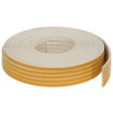 vidaXL Selvklebende vindusforsegling Hvit 8 x 3 mm 50 m EPDM Skum