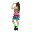 Wilbers & Wilbers 80-talls Neon Leopard Dame Kostyme 44 004899-H-044
