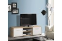 Cadgwith TV-benk 136 cm - Brun/Hvit