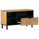  TV benk brun 80x33x46 cm heltre mango