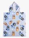 Bluey Strandponcho Lyseblå