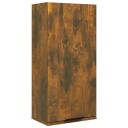 vidaXL Vegghengt baderomsskap røkt eik 32x20x67 cm