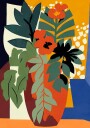 Abstract Flower Impressions Plakat Plakat / 40x50cm