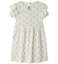 Lil" Atelier Kjole Duna Hullmønster NmfRachello Coconut  Lil Atelier 5 år 110 Kjole Hvit
