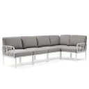 Nardi Komodo 5 hjørnesofa White   Grigio