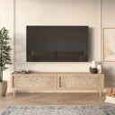 TV-benk Hanah Home Future V2 (180 x 43,3 x 31,6 cm) Eik - Eik