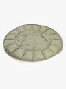 play&go  2-i-1-krabbeteppe Bloom meadow green Ø130 cm