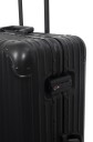 Borg Living Aluminiumskoffert - Svart - 68 liter - Luksuriøs reisekoffert med TSA-lås