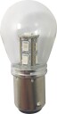 1852 LED lanternepære BAY15D 10-36V 100lm rød