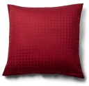 Borg Living Luksus putetrekk Rød 60x63cm 100% bomullssateng By Night Jacquard vevd