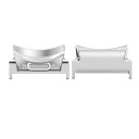 Metalledd 20 mm for armbånd til Samsung Galaxy Watch 7 Sølv