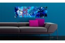 Tavla Turquoise Regn 135x45 cm  