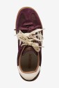 Moaconcept   Joggesko Club Patchwork Mohogany Dark Red And Butter   Rød