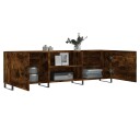 vidaXL TV-benk røkt eik 150x30x50 cm konstruert tre 8720845427269