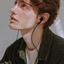 Dudao X3+ USB C in ear hodetelefoner med mikrofon og 1,2 m Svart