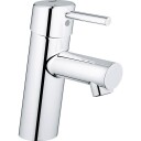 Grohe Concetto servantbatteri Liten modell, med push-open ventil, Krom