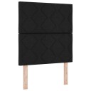  LED Hodegavl Diamantblokker Design Svart 80 cm Stoff