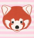 DYR T skjorte   AnimalGrowl   Pastel Pink/Chalk Red Panda   DYR   2 år (92)   T skjorte Hvit Rosa