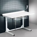 Pressalit Care stellebord 80x140 cm hvit