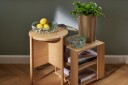 Hübsch Merge Side Table Nature