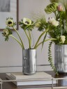Lyngby Porcelæn   Vase 15,5 cm rustfritt stål