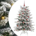  Kunstig sammensatt juletre Hvit 150 cm PE og PVC