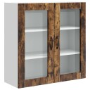  Kjøkkenskap med hylle Røkt eik 80 x 31 x 80 cm Konstruert tre