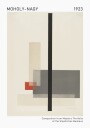 Moholy Nagy Bauhaus Composition Plakat Plakat / 21x30cm