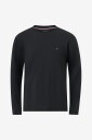 Tommy Hilfiger - Pysjsett Jersey Top Flannl Bottom Wb Set - Svart
