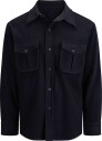Caruso Overshirt wool 180"s L blå herre