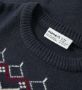 Name It Genser - Strikk - NMMRISSI - Navy Blazer - Name It - 6 år (116) - Genser Grønn Hvit Marineblå Rød