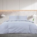 vidaXL Sengesett grå 155x220 cm bomull