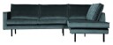 BePureHome Rodeo Sofa m/høyrevendt sjese - Teal Velur