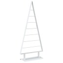 vidaXL Metall juletre KUOPIO 125 cm Stål Hvit