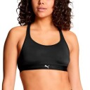 Puma BH Crossback Padded Sporty Top Svart polyamid X-Small Dame
