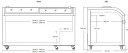 Scandomestic display fryseboks XS 602 E brutto 500 liter
