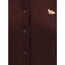 Maison Kitsuné Dame Strikkevarer Brun XS,