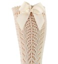 Condor Knestrømper m. Sløyfe Strikk Beige 12 18 md Sokker 80 86