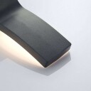 Lindby Utendørs LED-vegglampe Ilvita, antrasitt, sensor
