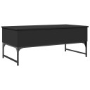  Salongbord svart 100x50x40 cm konstruert tre og metall 8721012479159