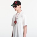 Fred Perry Pocket Detail T Shirt   White   M